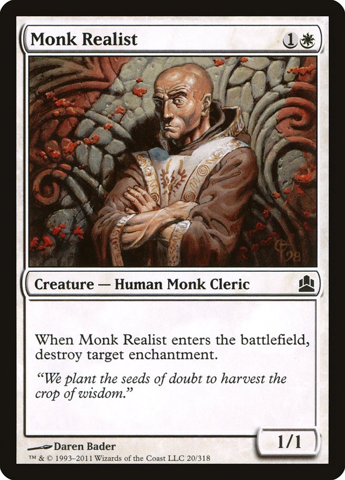 Monk Realist [Commander 2011] | Pegasus Games WI