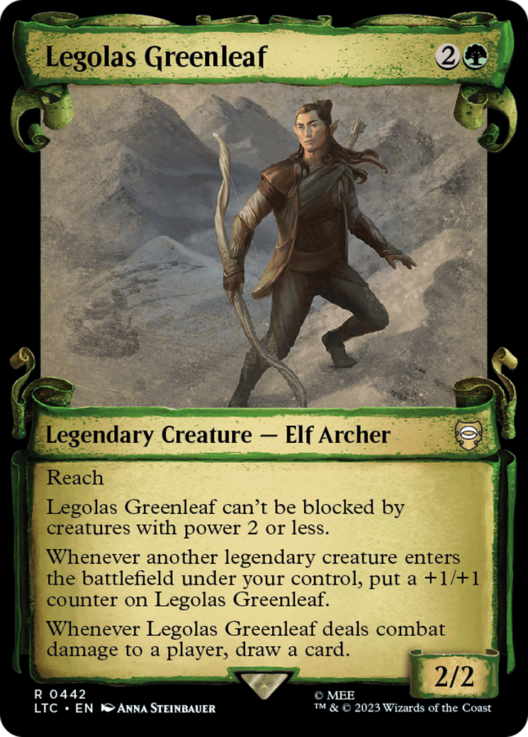 Legolas Greenleaf [The Lord of the Rings: Tales of Middle-Earth Commander Showcase Scrolls] | Pegasus Games WI