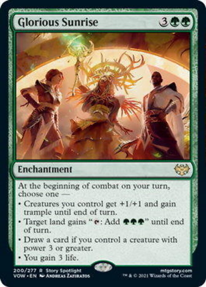Glorious Sunrise [Innistrad: Crimson Vow] | Pegasus Games WI