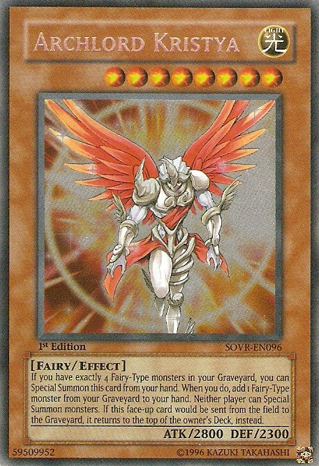 Archlord Kristya [SOVR-EN096] Secret Rare | Pegasus Games WI