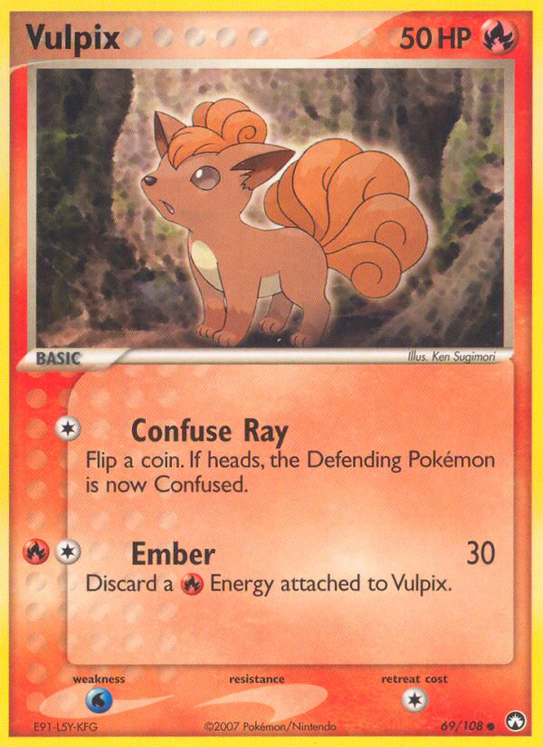 Vulpix (69/108) [EX: Power Keepers] | Pegasus Games WI