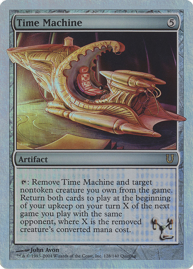 Time Machine (Alternate Foil) [Unhinged] | Pegasus Games WI