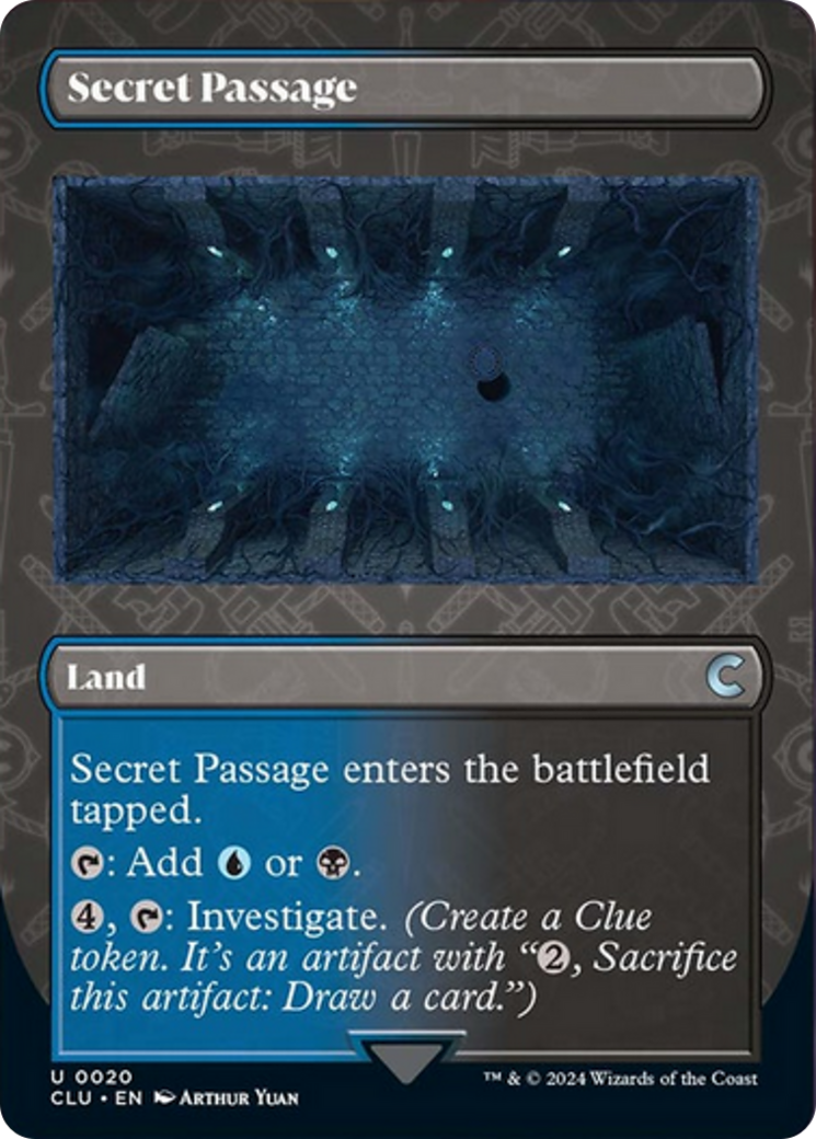 Secret Passage (Borderless) [Ravnica: Clue Edition] | Pegasus Games WI