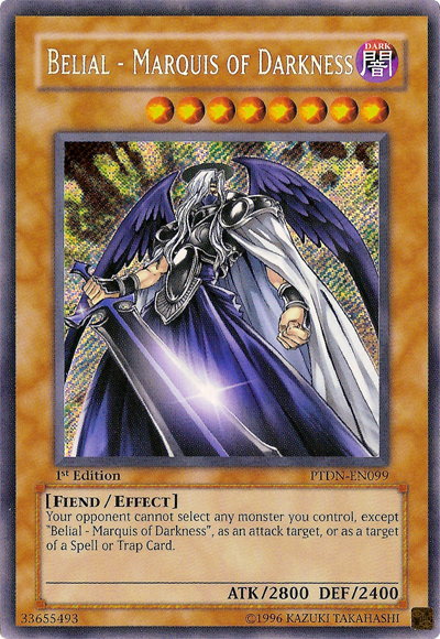 Belial - Marquis of Darkness [PTDN-EN099] Secret Rare | Pegasus Games WI