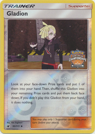 Gladion (95/111) (Regional Championship Promo) [Sun & Moon: Crimson Invasion] | Pegasus Games WI