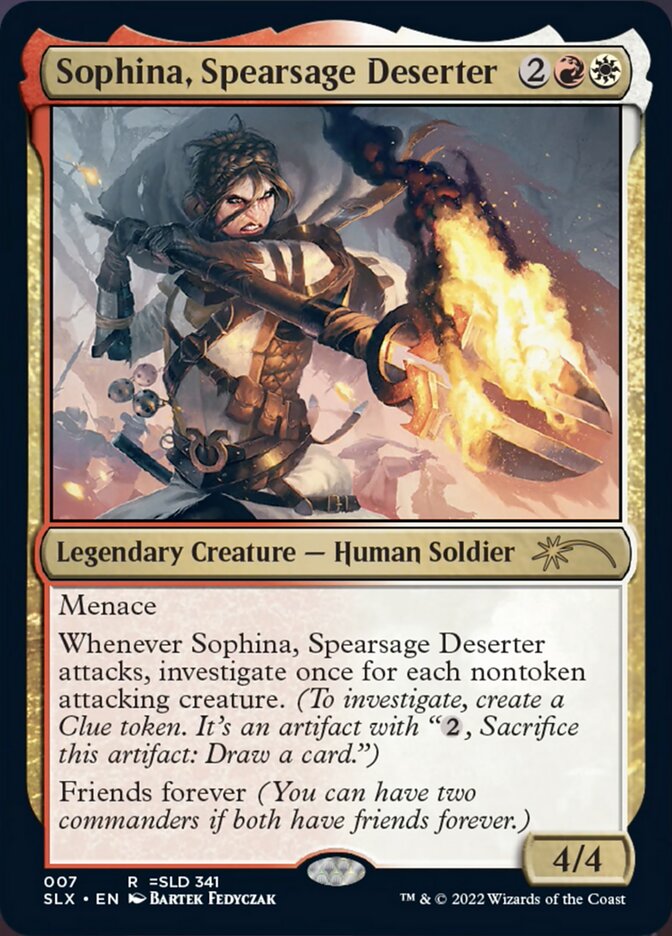 Sophina, Spearsage Deserter [Secret Lair: Universes Within] | Pegasus Games WI