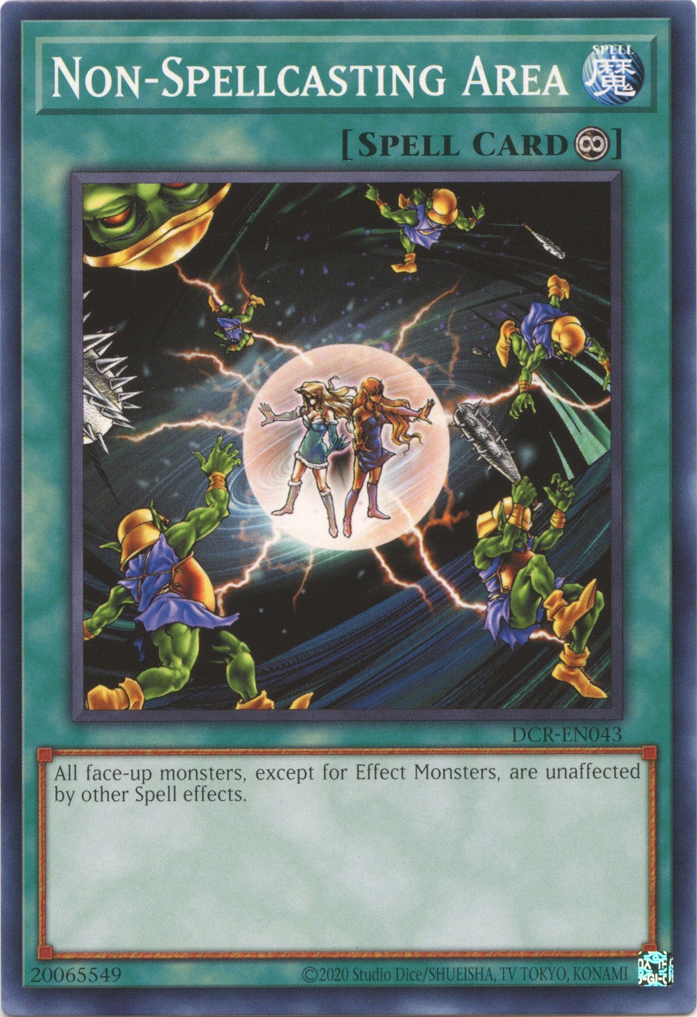 Non-Spellcasting Area (25th Anniversary) [DCR-EN043] Common | Pegasus Games WI