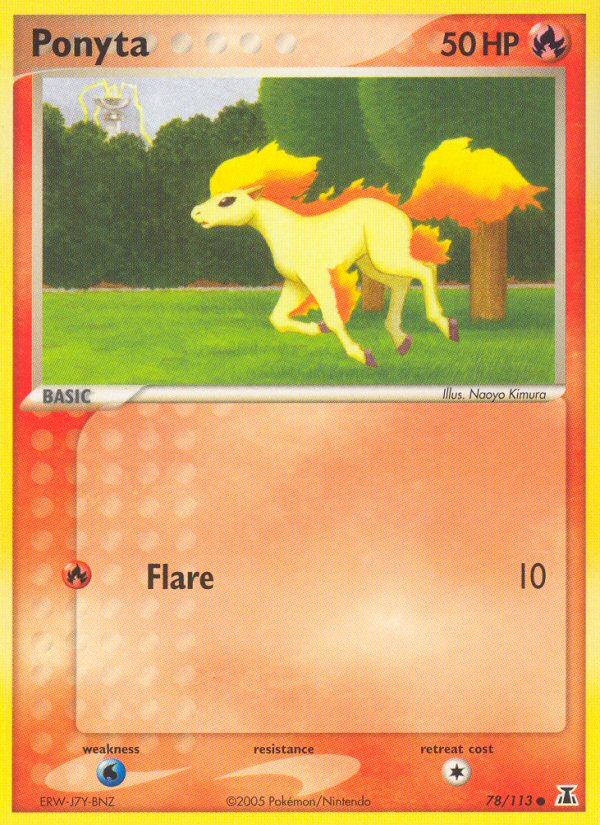 Ponyta (78/113) [EX: Delta Species] | Pegasus Games WI