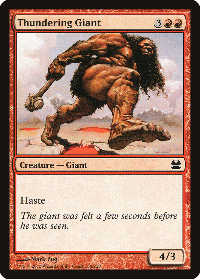 Thundering Giant [Modern Masters] | Pegasus Games WI