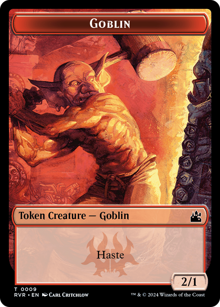 Goblin Token (0009) [Ravnica Remastered Tokens] | Pegasus Games WI