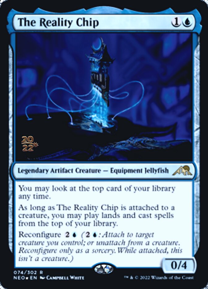 The Reality Chip [Kamigawa: Neon Dynasty Prerelease Promos] | Pegasus Games WI