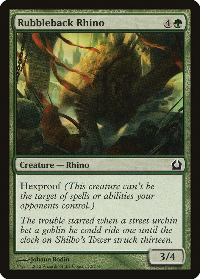 Rubbleback Rhino [Return to Ravnica] | Pegasus Games WI