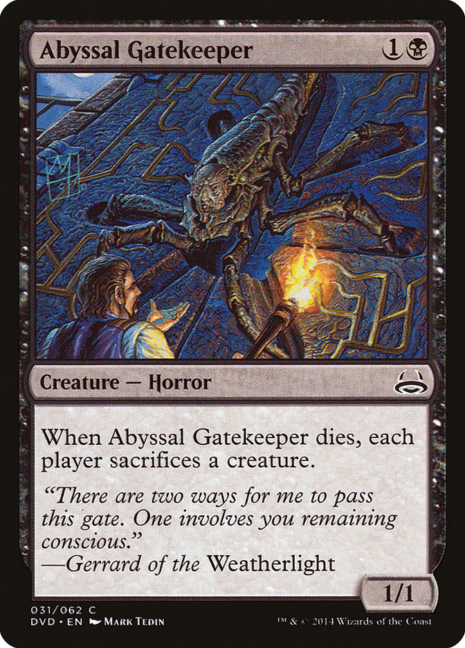 Abyssal Gatekeeper (Divine vs. Demonic) [Duel Decks Anthology] | Pegasus Games WI