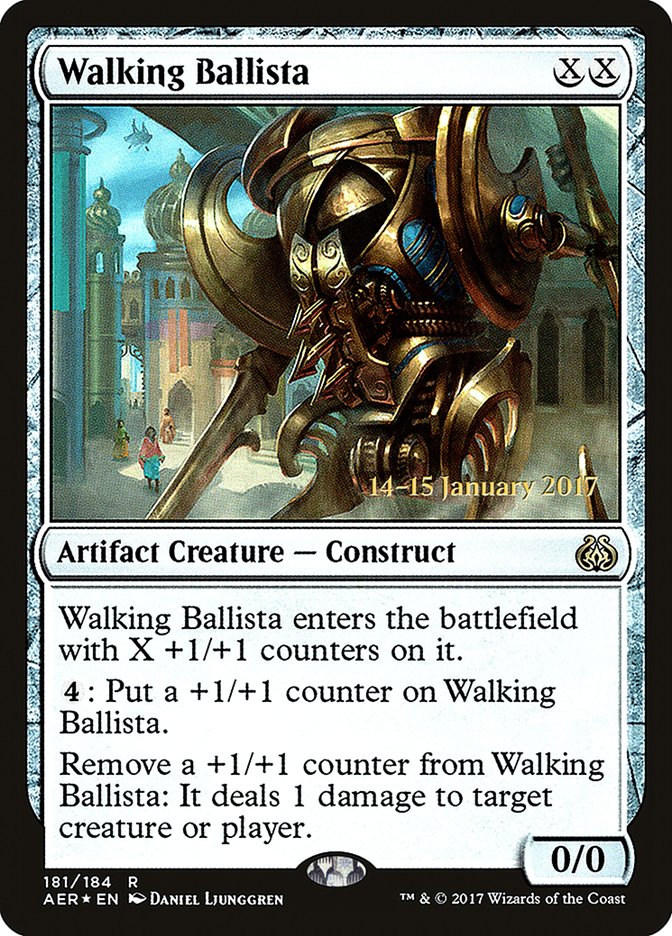 Walking Ballista [Aether Revolt Prerelease Promos] | Pegasus Games WI