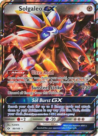 Solgaleo GX (89/149) (Jumbo Card) [Sun & Moon: Base Set] | Pegasus Games WI