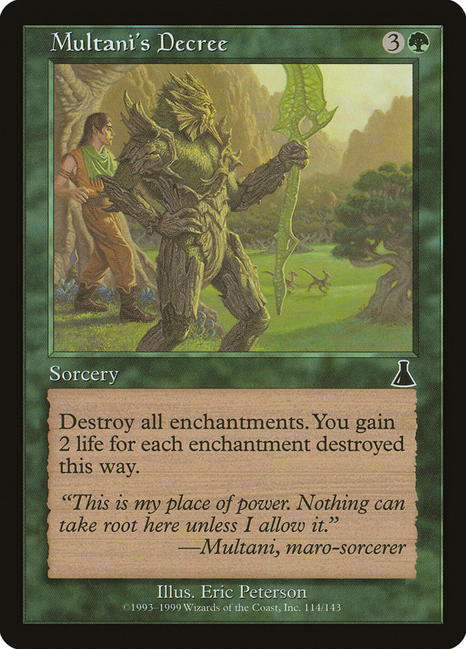 Multani's Decree [Urza's Destiny] | Pegasus Games WI