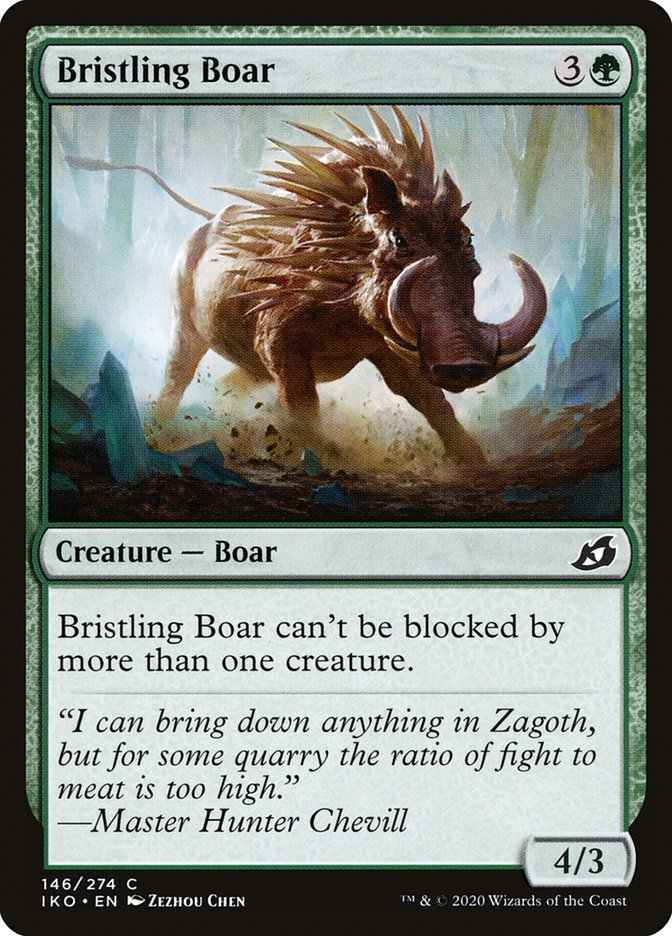 Bristling Boar [Ikoria: Lair of Behemoths] | Pegasus Games WI