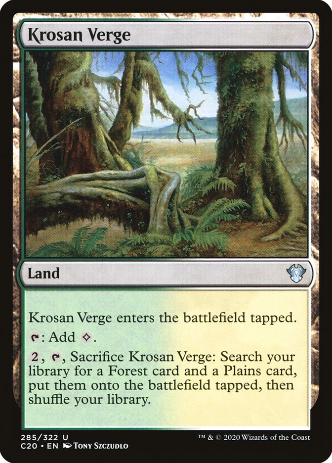 Krosan Verge [Commander 2020] | Pegasus Games WI
