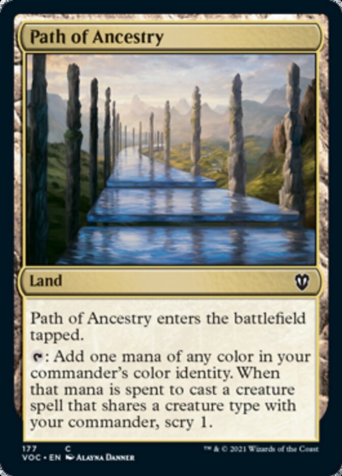 Path of Ancestry [Innistrad: Crimson Vow Commander] | Pegasus Games WI