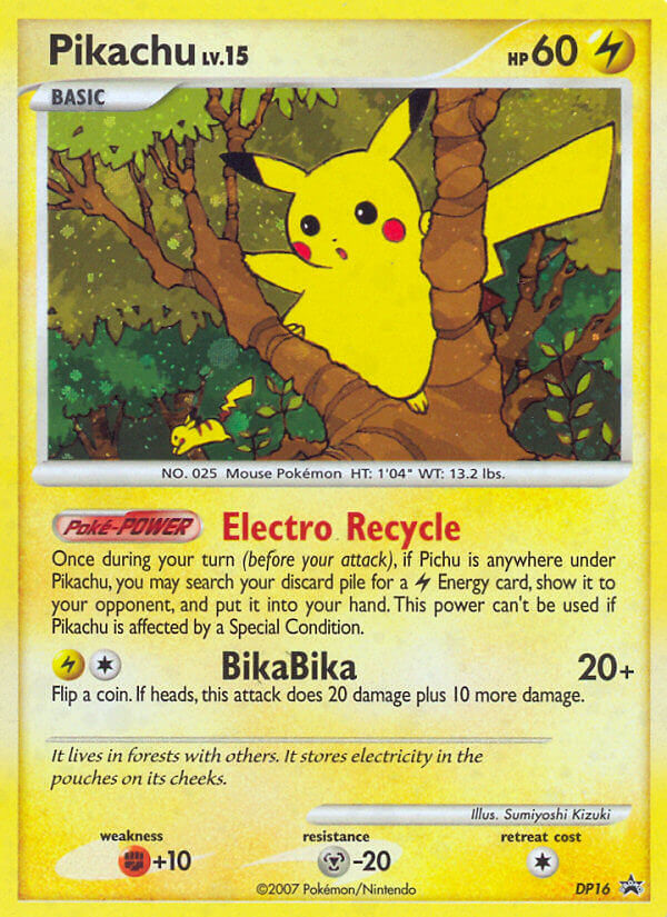 Pikachu (DP16) [Diamond & Pearl: Black Star Promos] | Pegasus Games WI