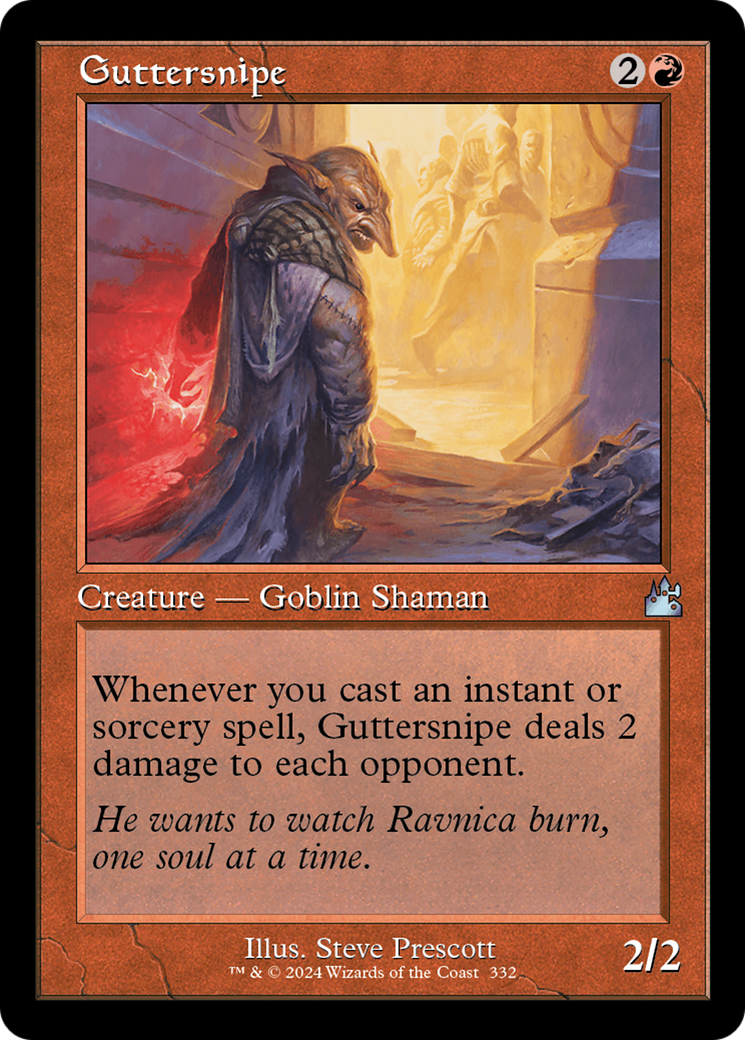 Guttersnipe (Retro Frame) [Ravnica Remastered] | Pegasus Games WI