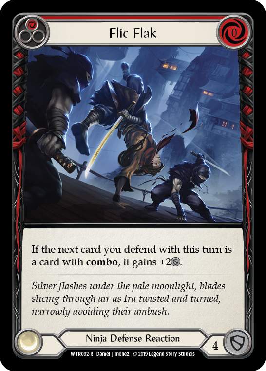 Flic Flak (Red) [WTR092-R] Alpha Print Normal | Pegasus Games WI
