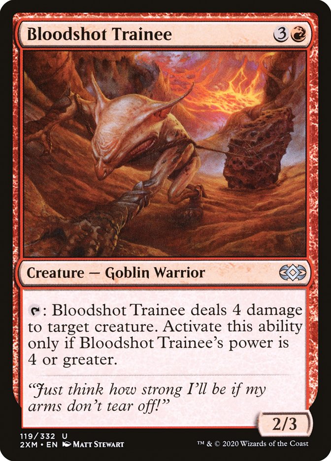 Bloodshot Trainee [Double Masters] | Pegasus Games WI