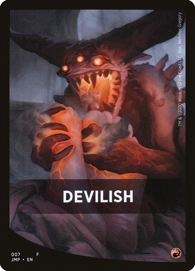 Devilish Theme Card [Jumpstart Front Cards] | Pegasus Games WI