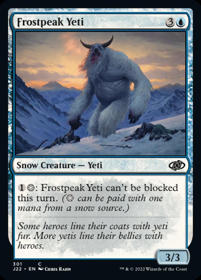 Frostpeak Yeti [Jumpstart 2022] | Pegasus Games WI