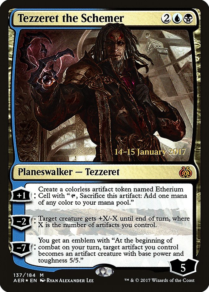 Tezzeret the Schemer [Aether Revolt Prerelease Promos] | Pegasus Games WI