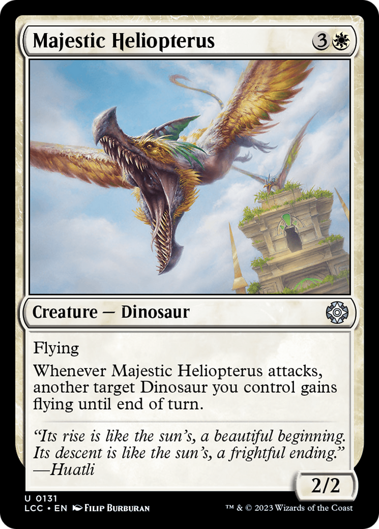 Majestic Heliopterus [The Lost Caverns of Ixalan Commander] | Pegasus Games WI