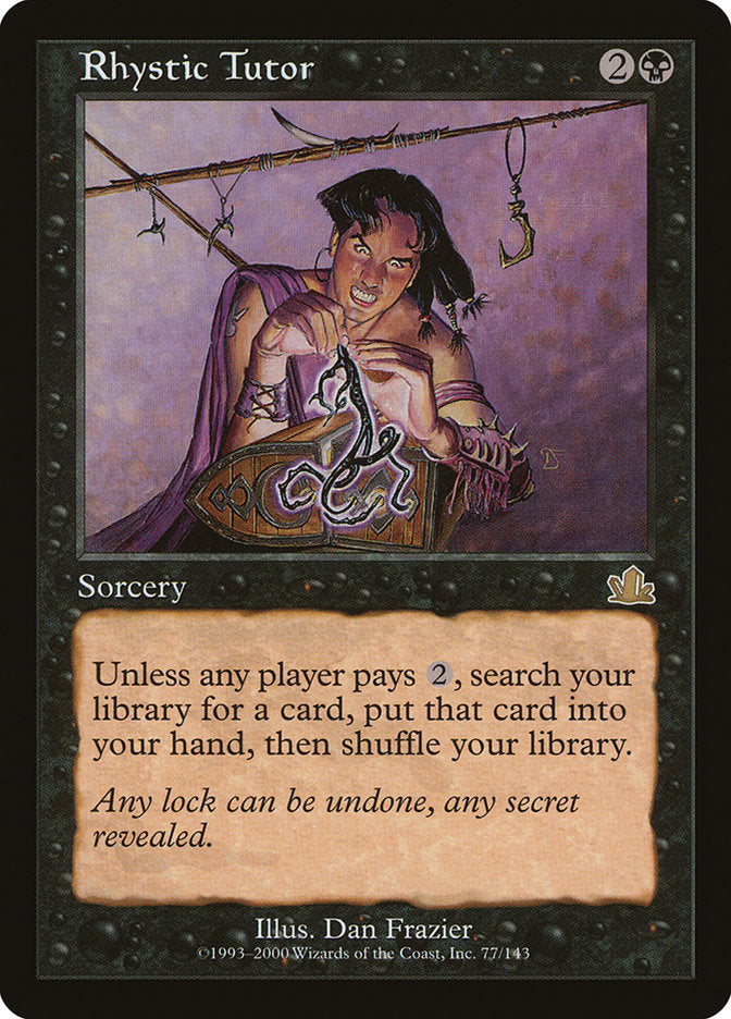 Rhystic Tutor [Prophecy] | Pegasus Games WI