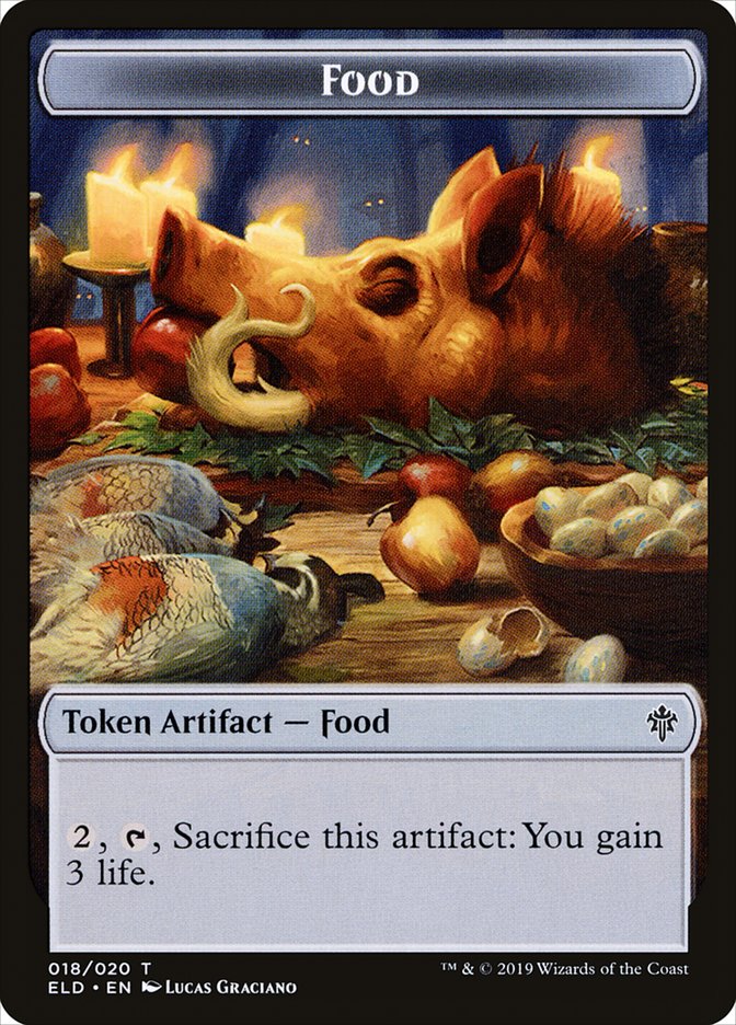 Food Token (018/020) [Throne of Eldraine Tokens] | Pegasus Games WI