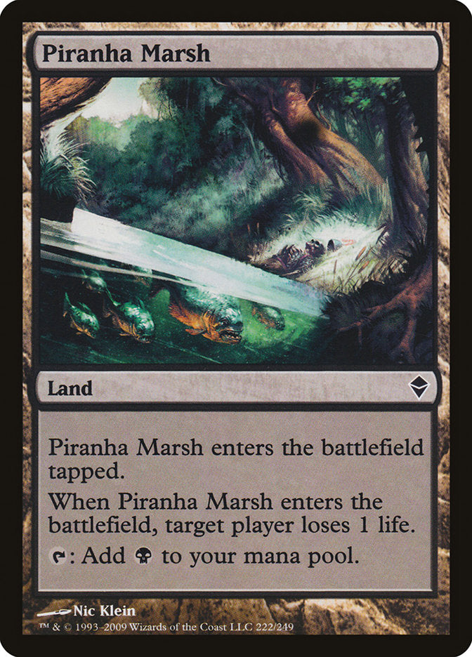 Piranha Marsh [Zendikar] | Pegasus Games WI