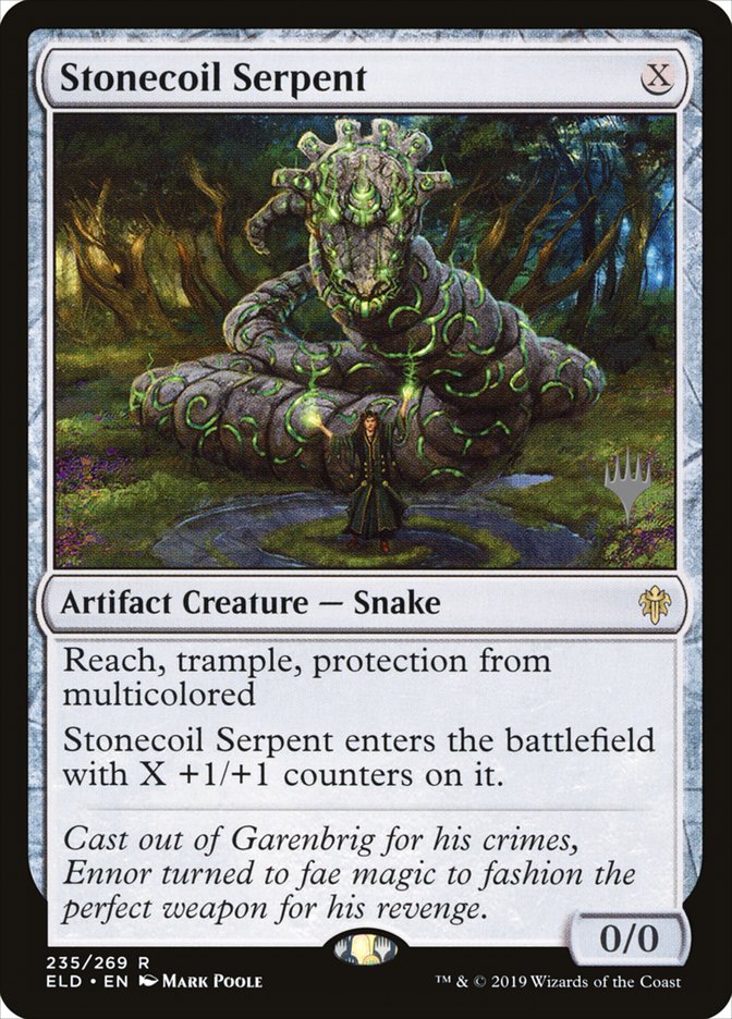 Stonecoil Serpent (Promo Pack) [Throne of Eldraine Promos] | Pegasus Games WI