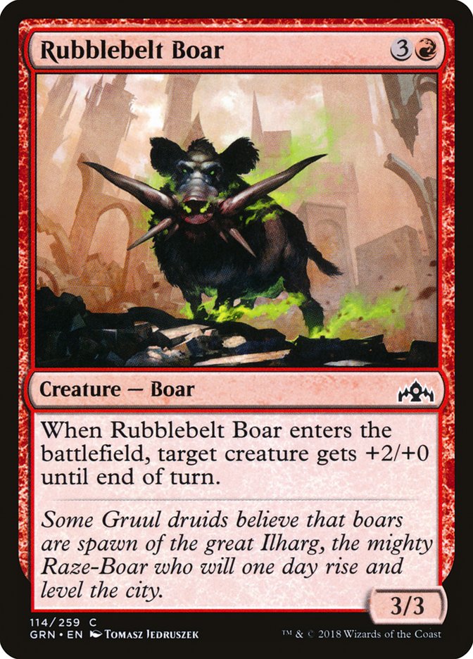 Rubblebelt Boar [Guilds of Ravnica] | Pegasus Games WI