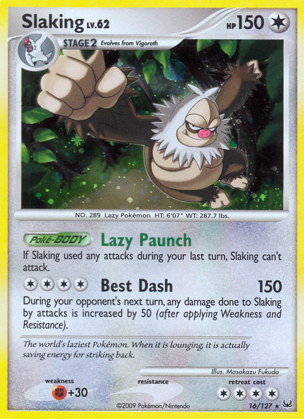 Slaking (16/127) [Platinum: Base Set] | Pegasus Games WI