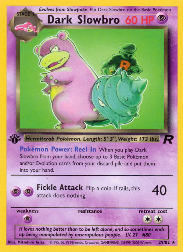 Dark Slowbro (29/82) [Team Rocket 1st Edition] | Pegasus Games WI