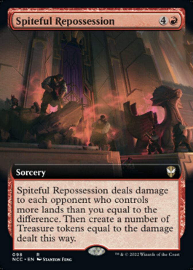 Spiteful Repossession (Extended Art) [Streets of New Capenna Commander] | Pegasus Games WI