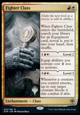 Fighter Class (Promo Pack) [Dungeons & Dragons: Adventures in the Forgotten Realms Promos] | Pegasus Games WI