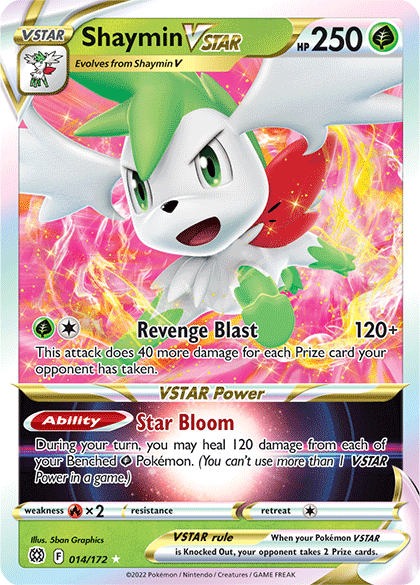 Shaymin VSTAR (014/172) [Sword & Shield: Brilliant Stars] | Pegasus Games WI