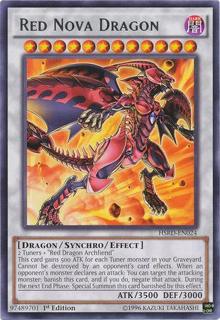 Red Nova Dragon [HSRD-EN024] Rare | Pegasus Games WI