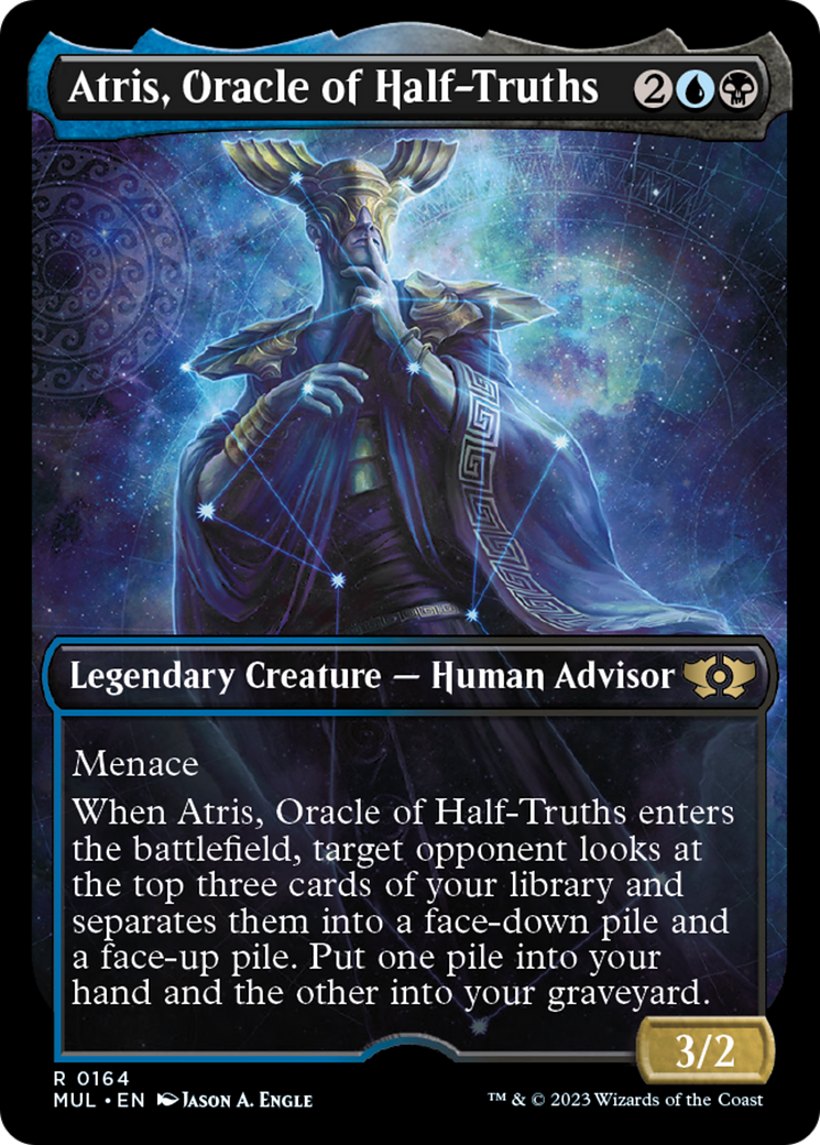 Atris, Oracle of Half-Truths (Halo Foil) [Multiverse Legends] | Pegasus Games WI