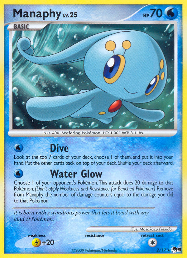 Manaphy (2/17) [POP Series 9] | Pegasus Games WI