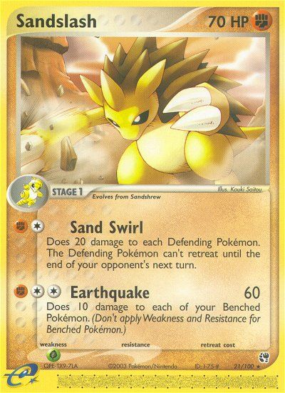 Sandslash (21/100) [EX: Sandstorm] | Pegasus Games WI