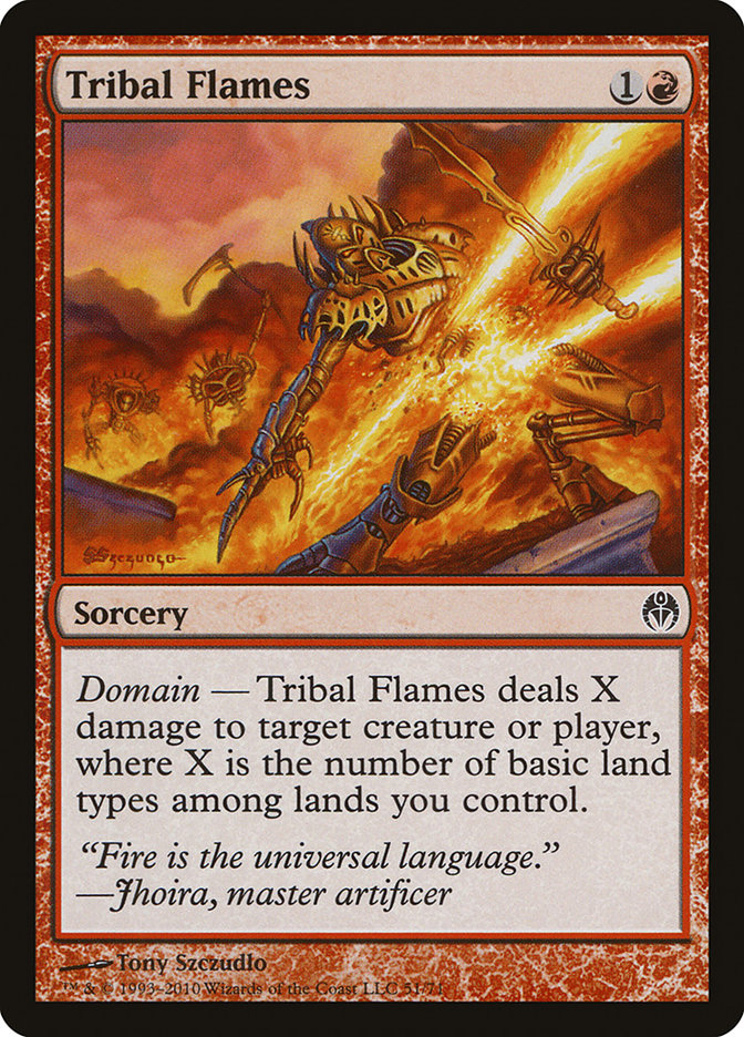 Tribal Flames [Duel Decks: Phyrexia vs. the Coalition] | Pegasus Games WI