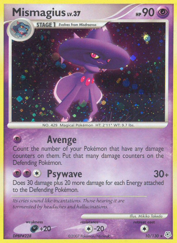 Mismagius (10/130) [Diamond & Pearl: Base Set] | Pegasus Games WI