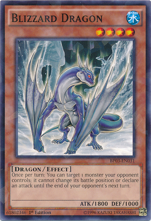 Blizzard Dragon (Shatterfoil) [BP03-EN031] Shatterfoil Rare | Pegasus Games WI