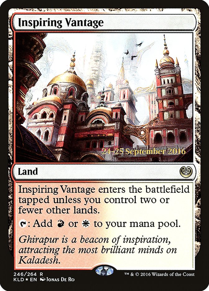 Inspiring Vantage [Kaladesh Prerelease Promos] | Pegasus Games WI