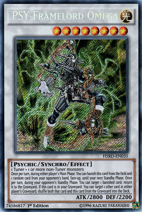 PSY-Framelord Omega [HSRD-EN035] Secret Rare | Pegasus Games WI